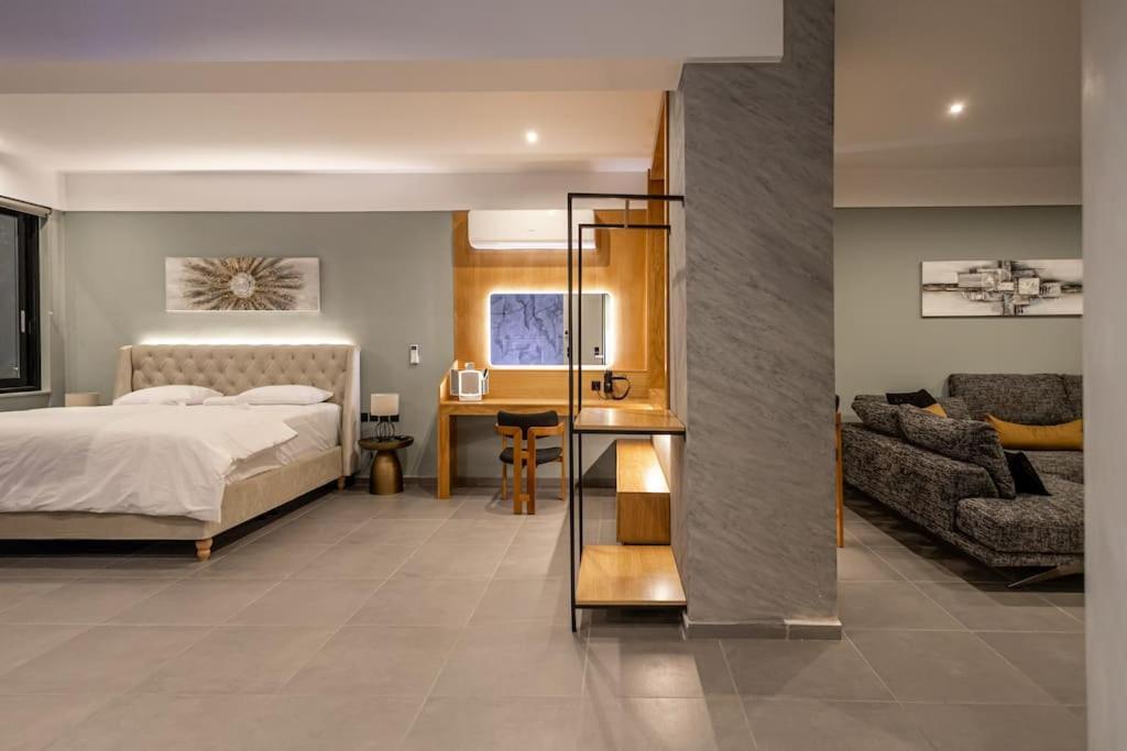 Smaragdi Luxury Jacuzzi Apartment Noho Premium Living Athena Bagian luar foto